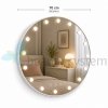LUSTRO PODśWIETLANE LED HOLLYWOOD śR 70CM